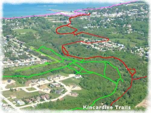 Kincardine Trails from the air